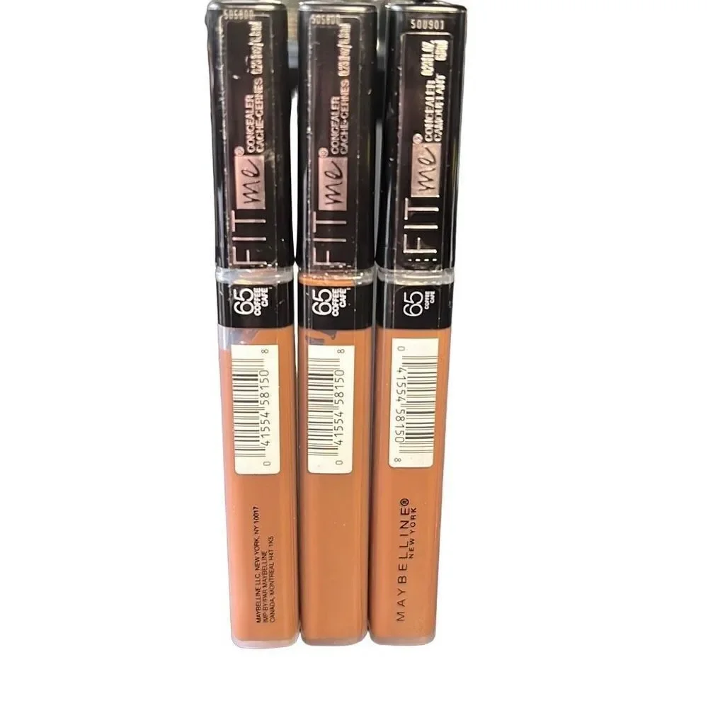 Lot of 3 65 Coffee Maybelline Fit Me! Concealer Concealers